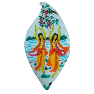 Gaur Nitai Dancing Pose- Hand Painted Japa Bag