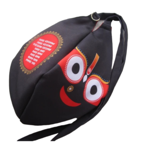 Jagannath Prayer Bag with Zip Pocket Japa Mala Bag