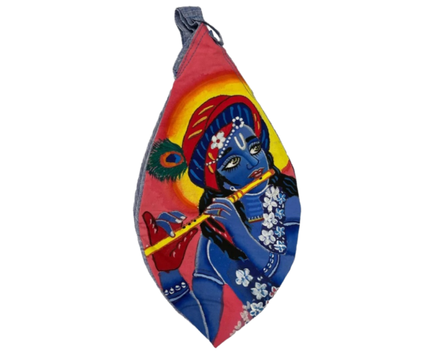 Krishna Murari - Hand Painted - Bead Bag