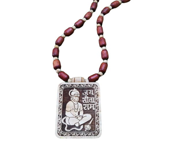 Jai Hanuman Ji Pure Tulsi Locket Mala