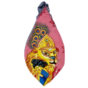 Prahalad Narasimha Deva - Hand Painted - Jute - Bead Bag