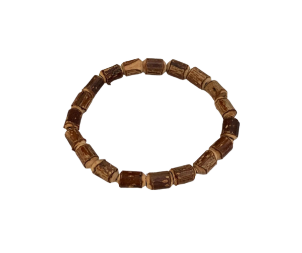 Natural Raw Holy Basil Tulsi Hand made Mala beads bracelet