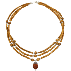 Triveni 3 Fixed Rounds Tulasi Tulsi Necklace