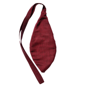 Large Maroon Japa Bag