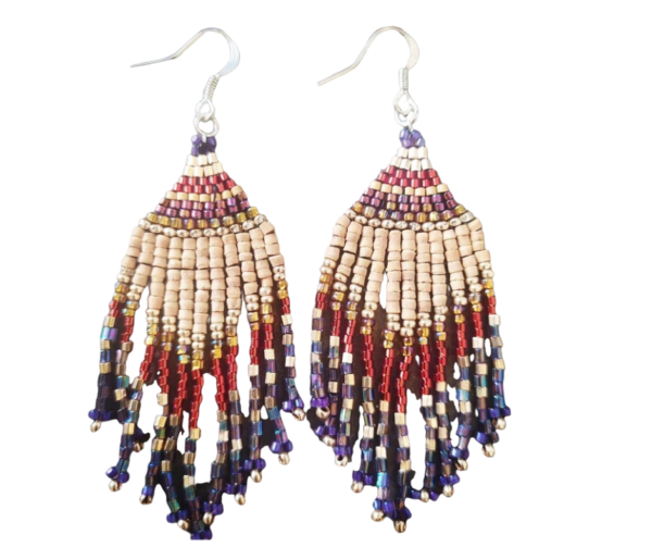 Tulsi beads earrings