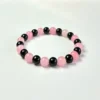 Rose Quartz with Black Tourmaline Bracelet